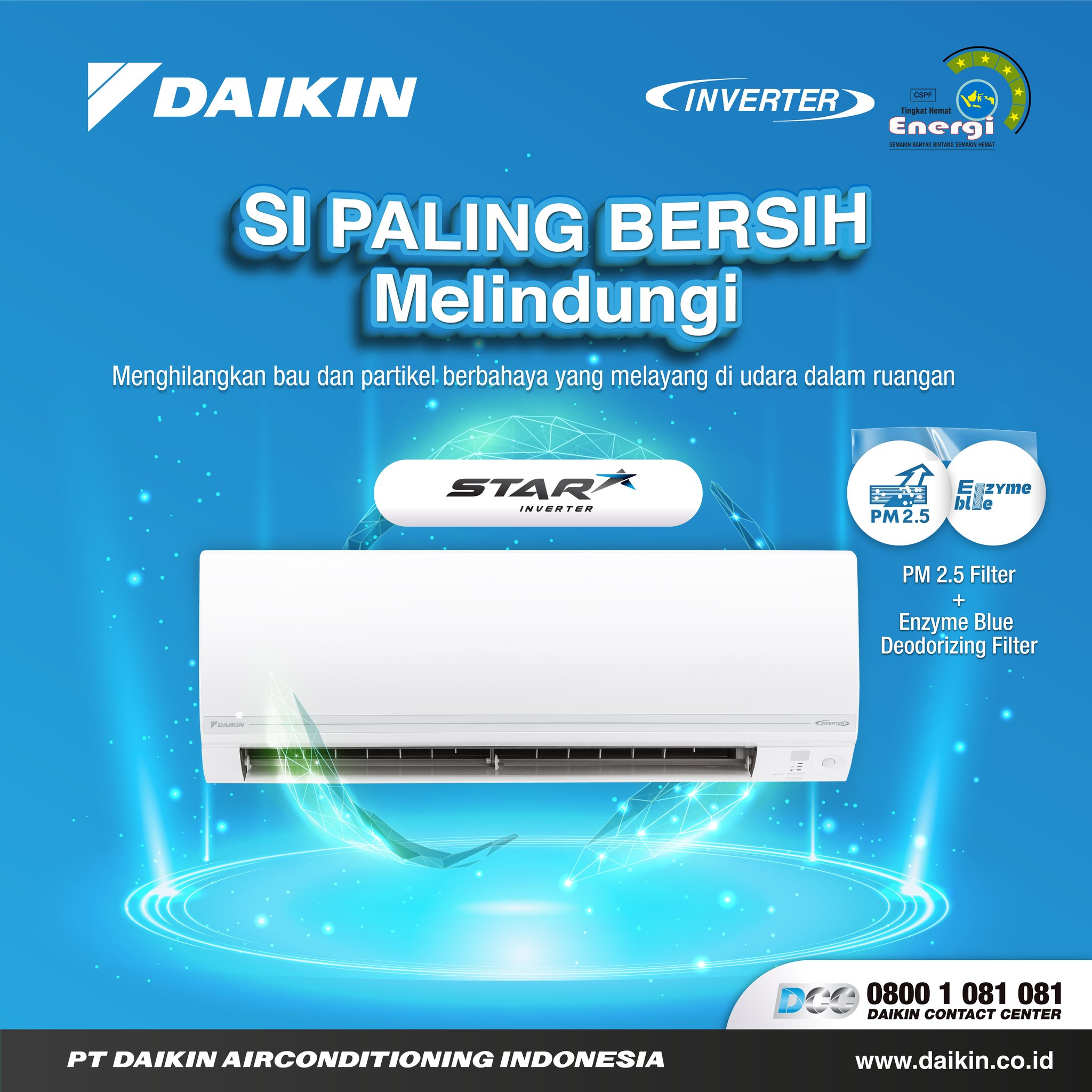 Daikin AC Wall Mounted Split Inverter Star Thailand 1 PK - FTKC25TVM4 | FTKC25